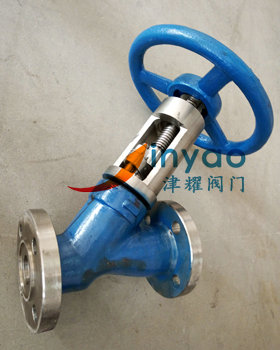 Y型截止阀J45W-25P/40P/64P Y型截止阀J45W-25P/40P/64P