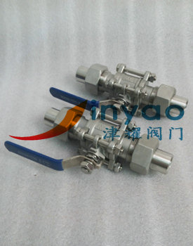 三片式外螺纹对焊球阀Q21F 三片式外螺纹对焊球阀Q21F